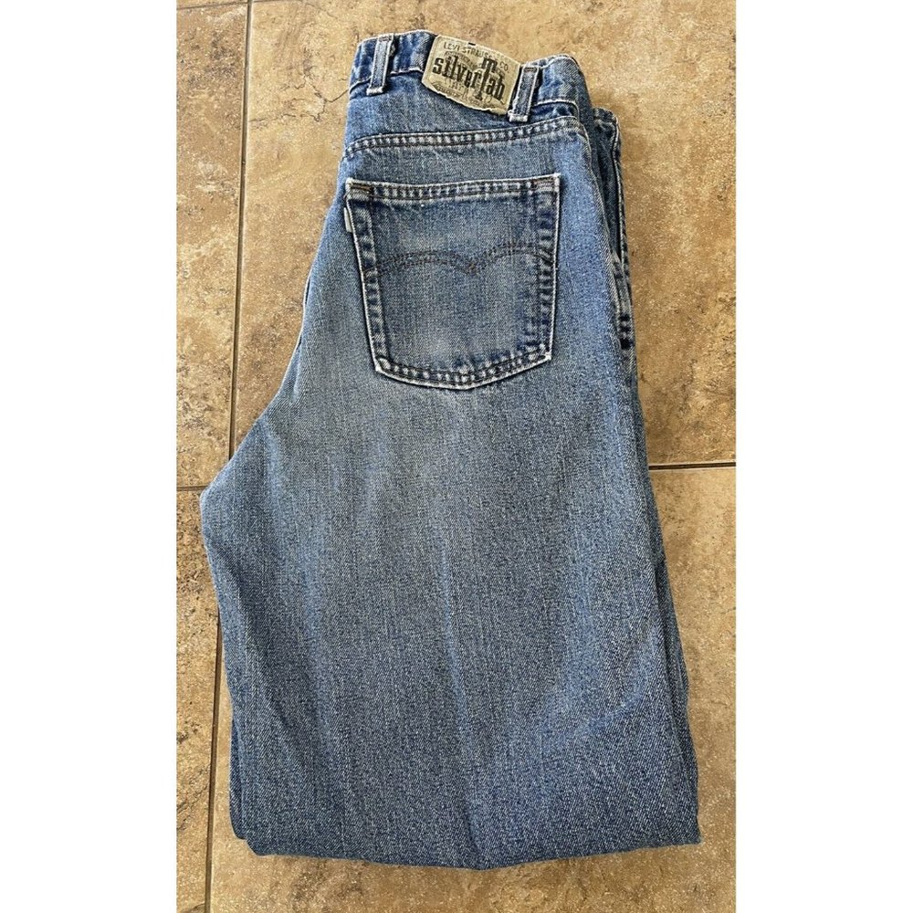 1992 Vintage Levis Silvertab Baggy Jeans Mens 32x34